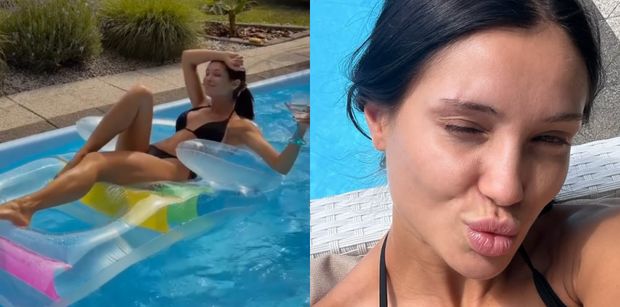 Odziana w bikini Natsu wczasuje się w rodzinnym domu: "Przyjechałam na all inclusive" (FOTO)