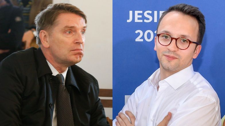 Tomasz Lis i Samuel Pereira