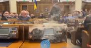 Panel nagle zapłonął. Pożar w ukraińskim parlamencie