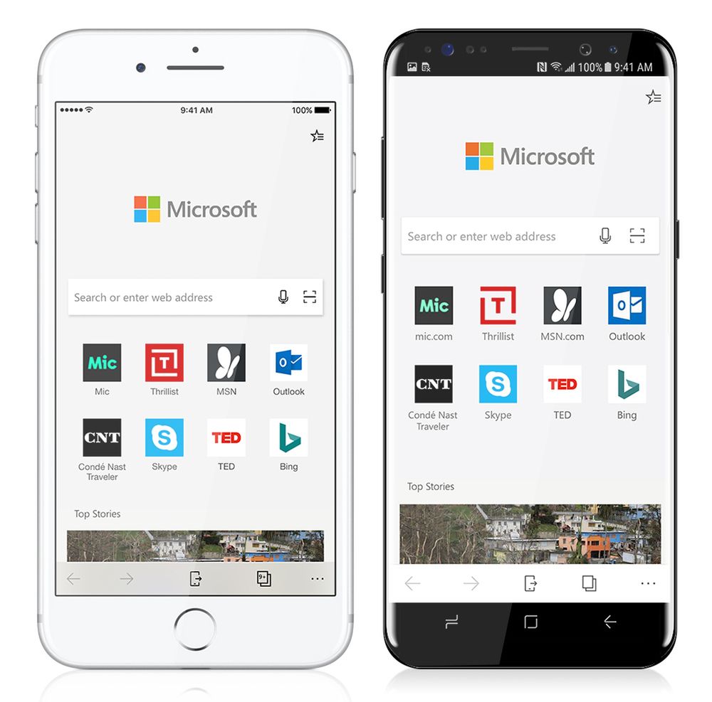 Microsoft Edge zmierza na Androida i iOS. Jest i "nowy" Microsoft Launcher 2