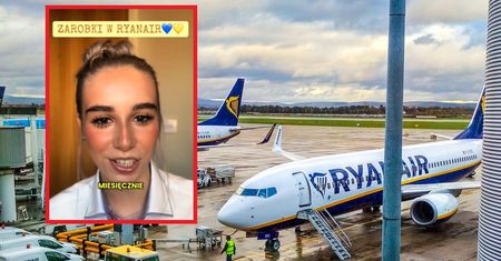 Tyle wyciąga się rocznie. Polska stewardessa z Ryanaira podała kwotę