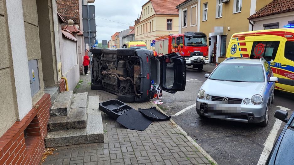 Służby na miejscu zdarzenia