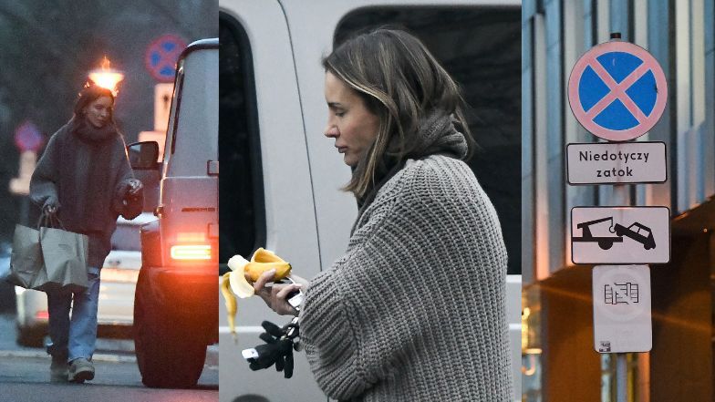 Sara Boruc znowu parkuje na zakazie