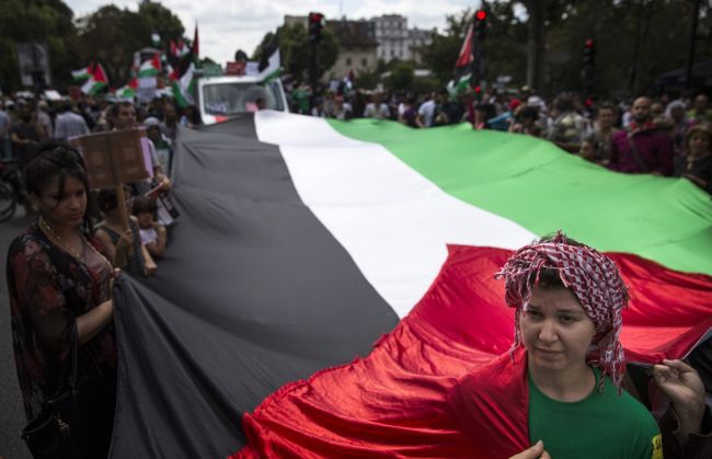 Wojna w Strefie Gazy. Francuzi wyszli na ulice