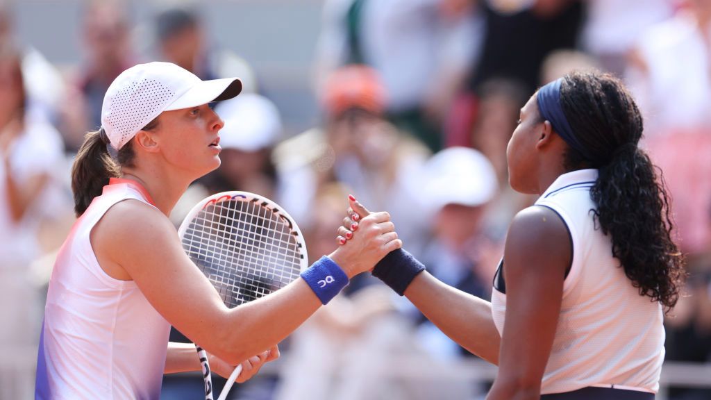 Getty Images / Dan Istitene / Na zdjęciu: Iga Świątek i Coco Gauff