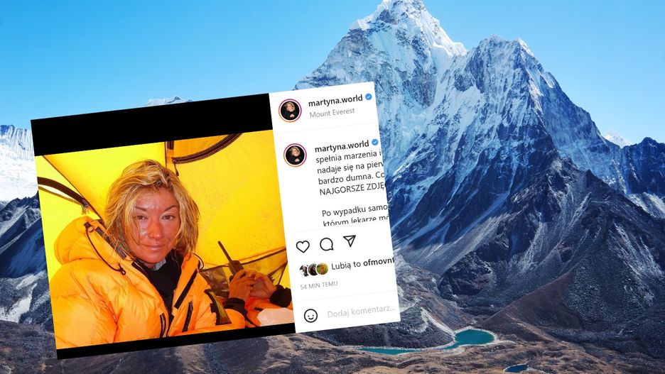 Martyna Wojciechowska pokazała zdjęcie z Mount Everestu