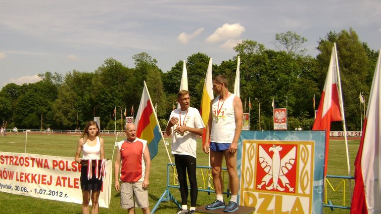 Dariusz Wendicki na zawodach weteranów