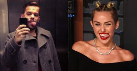 "Takie tam z windy na Miley Cyrus"