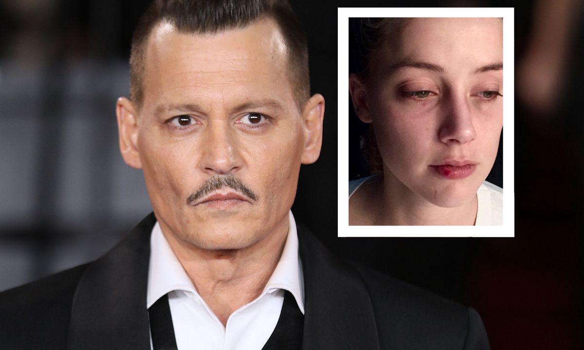 Johnny Depp miał uderzyć Amber Heard telefonem w twarz