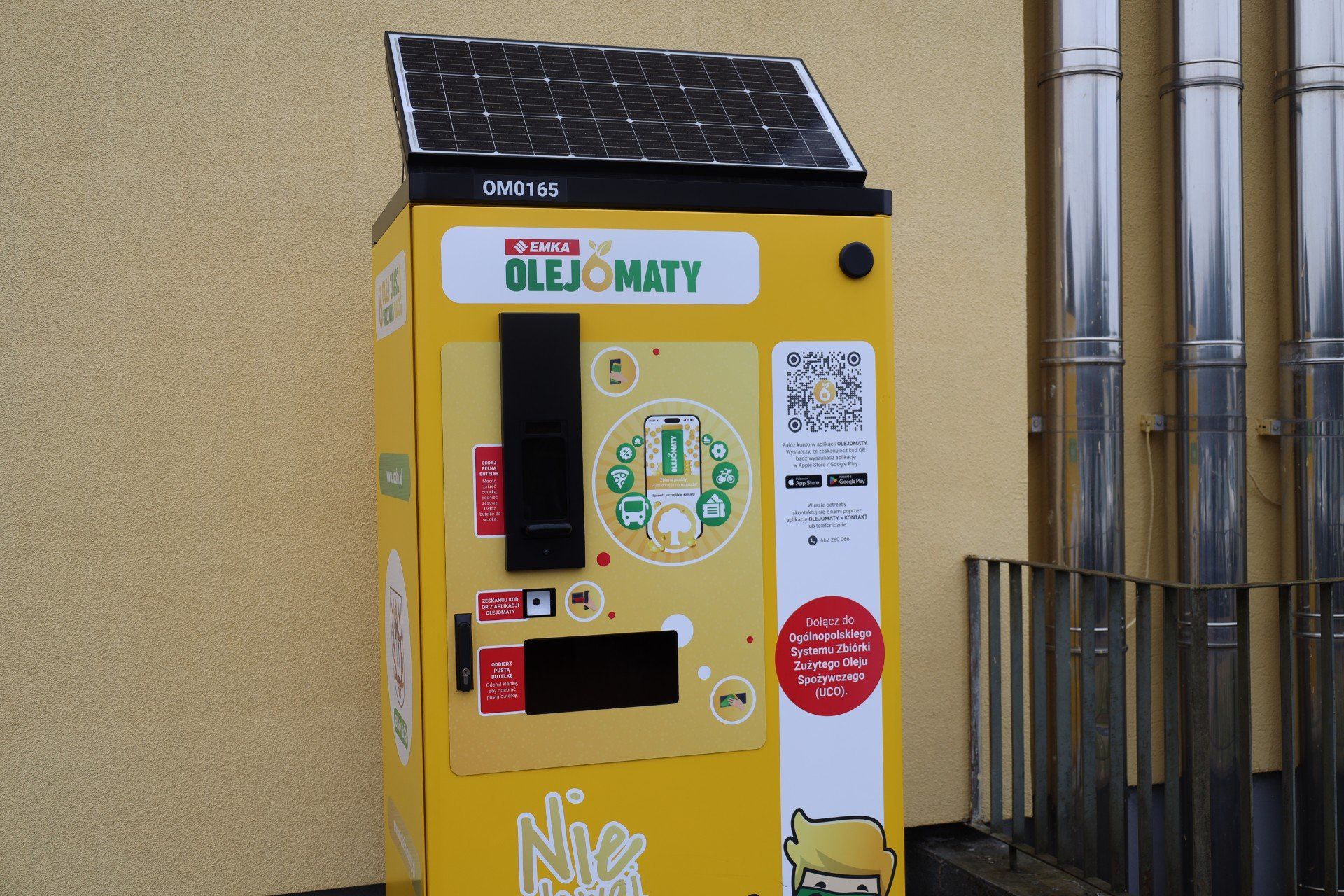 W Białym Borze stanął pierwszy olejomat