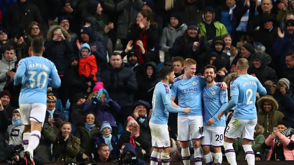 Getty Images / Clive Brunskill / Na zdjęciu: drużyna Manchesteru City