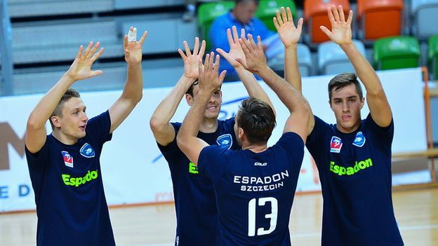 WP SportoweFakty / Paweł Piotrowski / Na zdjęciu: Siatkarze Espadonu Szczecin
