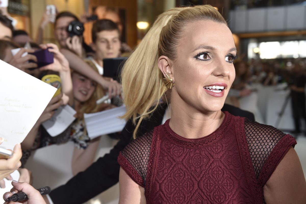 Britney Spears w Warszawie w 2014 r.