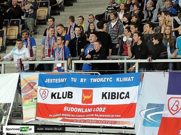 Łódzki klub kibica po porażce w Pile liczy na sukces w meczu z zespołem Pałac Bydgoszcz