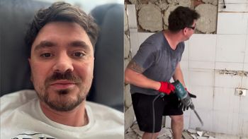 Daniel Martyniuk skuwa kafle na budowie. Internauci: "Nareszcie się wziąłeś za robotę"