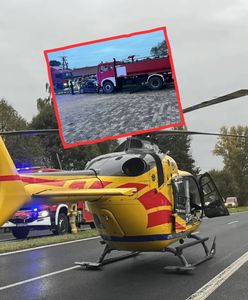 Poważny wypadek na Śląsku. Kierowca uderzył w wóz strażacki