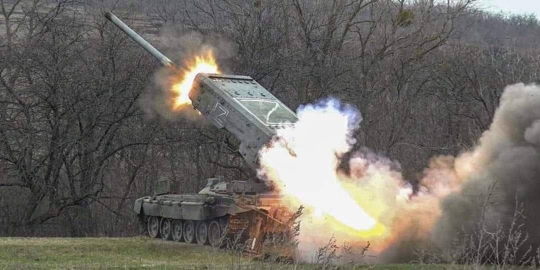 TOS-1A system in action