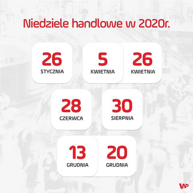 Niedziela, 2 sierpnia, nie jest niedzielą handlową.