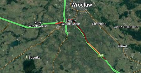 Korek na 15 kilometrów. Ogromne utrudnienia na A4