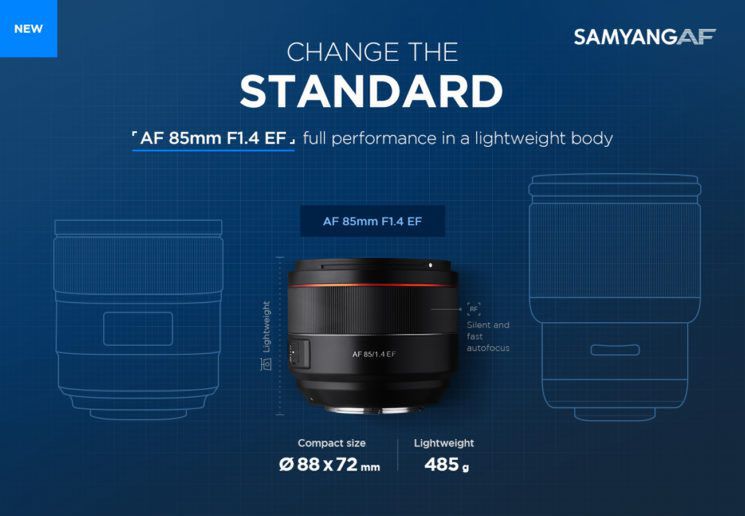 Samyang AF 85mm f/1.4 EF - mała i lekka stałka z autofokusem i mocowaniem do Canona 4