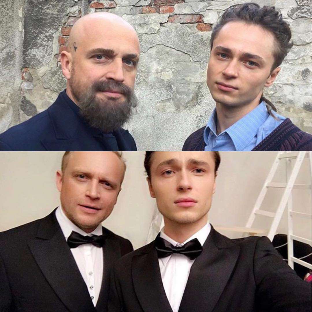 Piotr Adamczyk na planie "Kobiety Mafii 2"