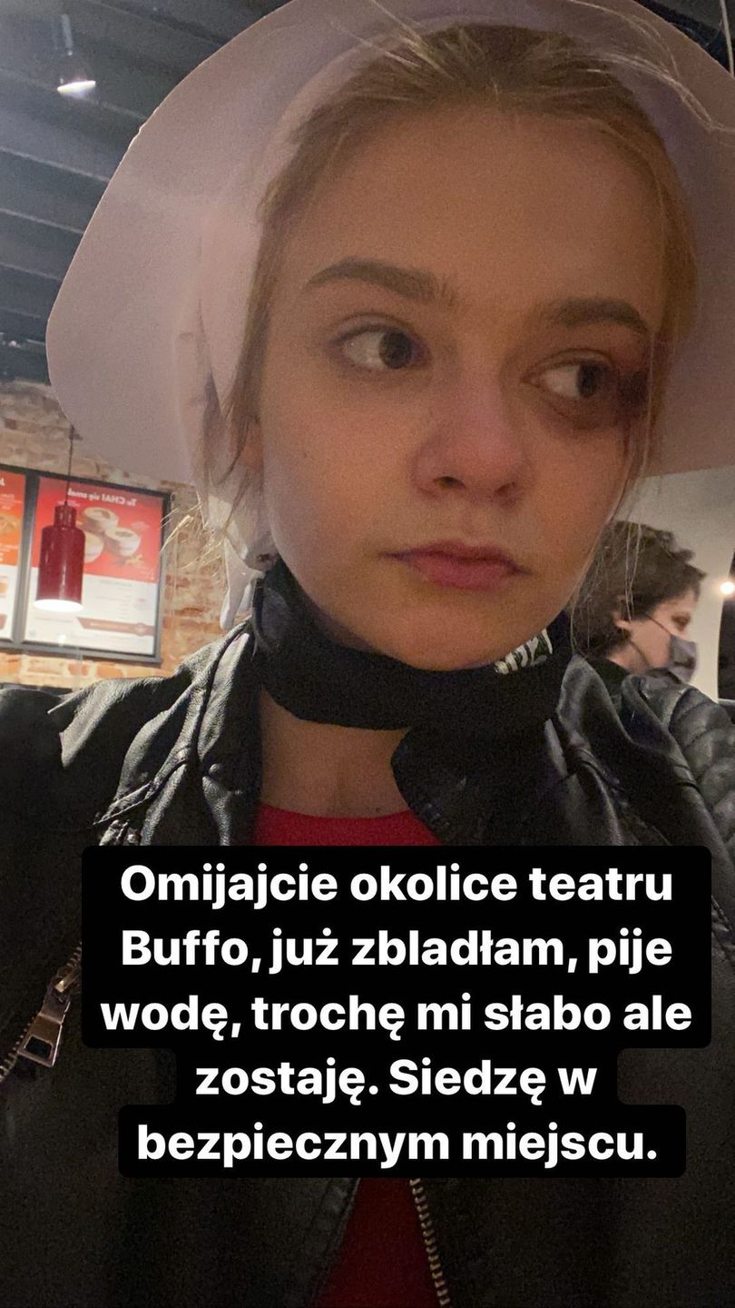 Julia Wróblewska z ciążowym brzuszkiem wybrała się na Strajk Kobiet w Warszawie