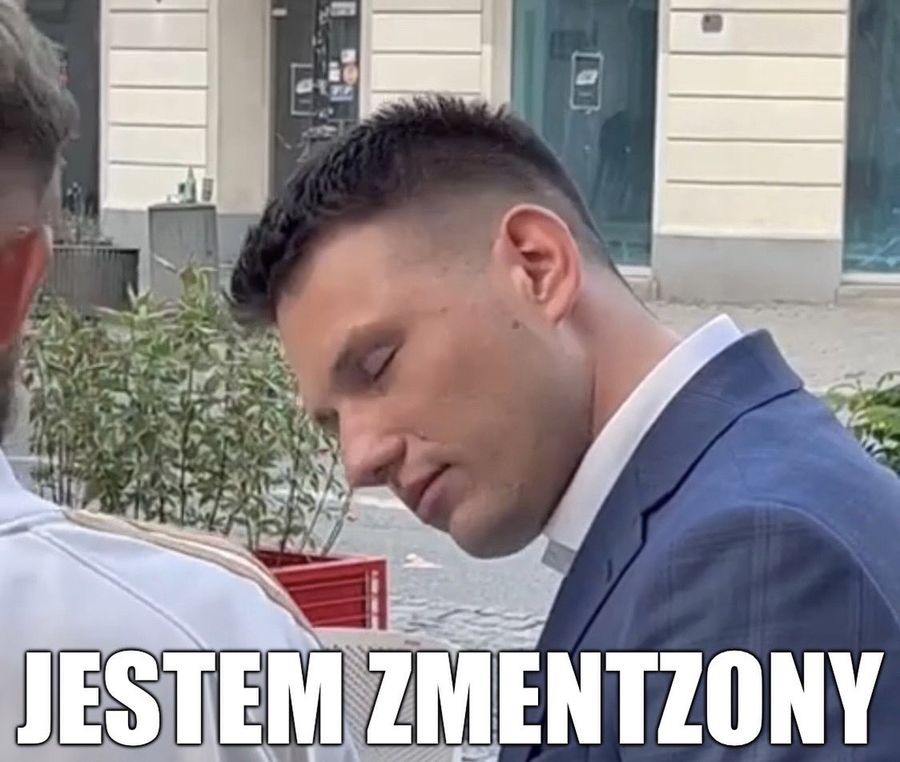 Mentzen doprowadził się do smutnego stanu