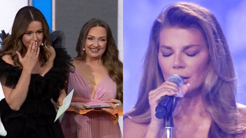 Edyta Górniak obiektem drwin na scenie Polsat SuperHit Festiwal. Żartowano z jej wieku