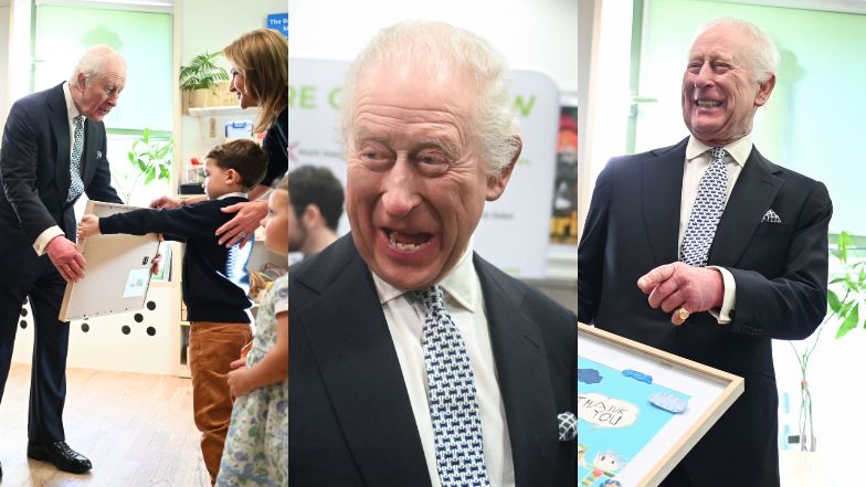 Król Karol III dostał prezent od przedszkolaka z Krakowa