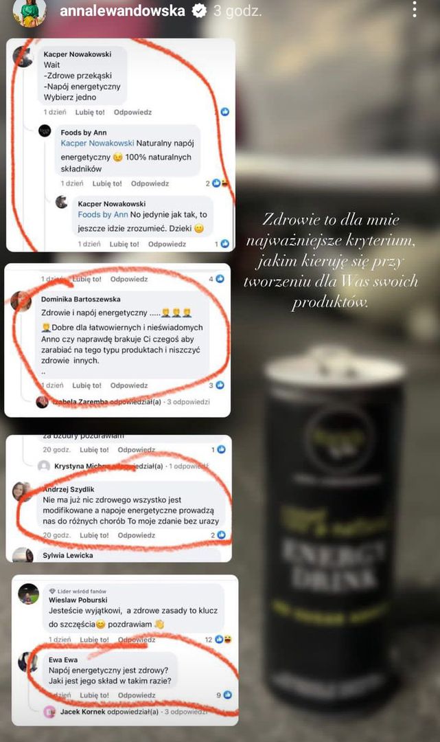 Lewandowska odpowiedziała na krytykę