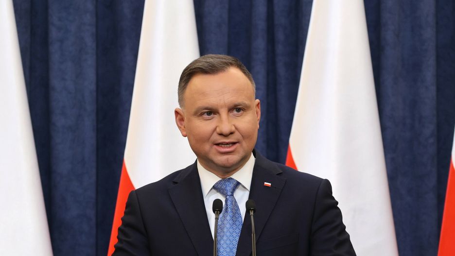 Posiedzenie Rady Bezpieczenstwa NarodowegoFot. Piotr Molecki/East News, Warszawa, 28.01.2022. Palac Prezydencki.  Posiedzeniu Rady Bezpieczenstwa Narodowego. Omowienie biezacej sytuacji zwiazanej z grozba inwazji rosyjskiej na Ukraine. N/z konferencja prasowa prezydenta Andrzeja Dudy po posiedzeniu.Piotr Molecki