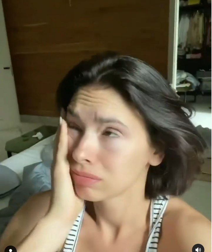 Klaudia Halejcio radzi sobie z obowiązkami mamy