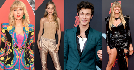 MTV VMA 2019: Gwiazdy pozują na czerwonym dywanie: Taylor Swift, Gigi Hadid, Bella Hadid, Heidi Klum, Adriana Lima... (ZDJĘCIA)