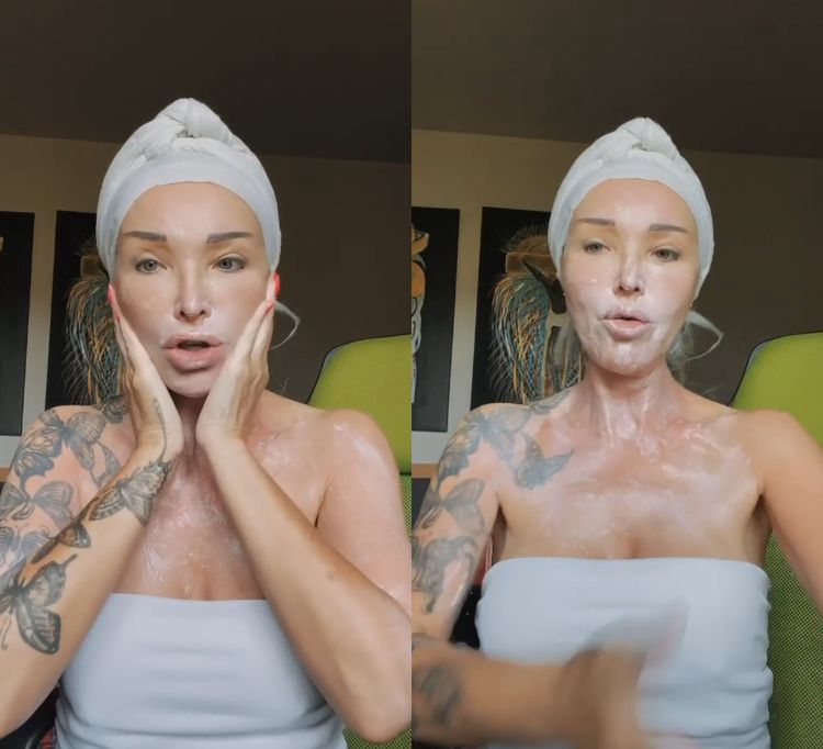 Ewa Minge opisuje fanom, jak dba o twarz