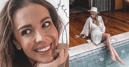 Anna Wendzikowska obrusza się na sugestię, że siedzi nad "kiepskim basenem": "To hotsprings! Do tego PRYWATNE"