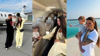 Deynn, Majewski i roczny Romeo wybrali się na egzotyczny wywczas PRYWATNYM SAMOLOTEM. Tacy to pożyją? (ZDJĘCIA)