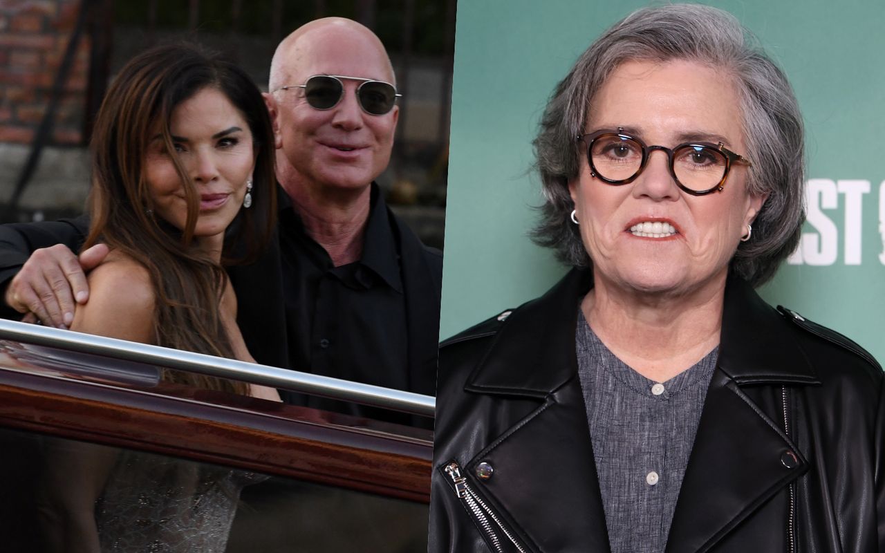 Rosie O'Donnell krytykuje wystawny ślub Jeffa Bezosa. Oberwało się także Oprah