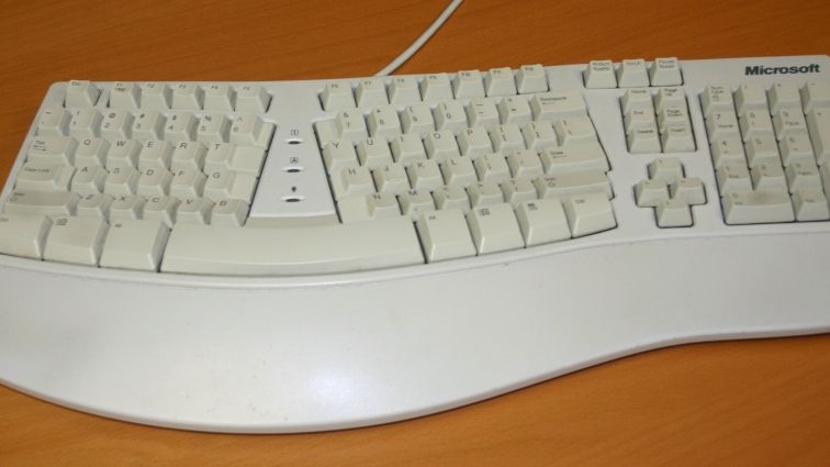 Microsoft Natural Keyboard, fot. Flickr.com