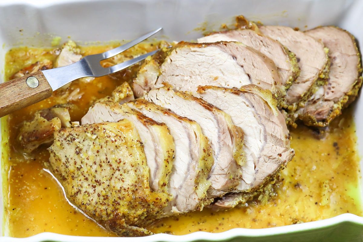 Roast in tea marinade