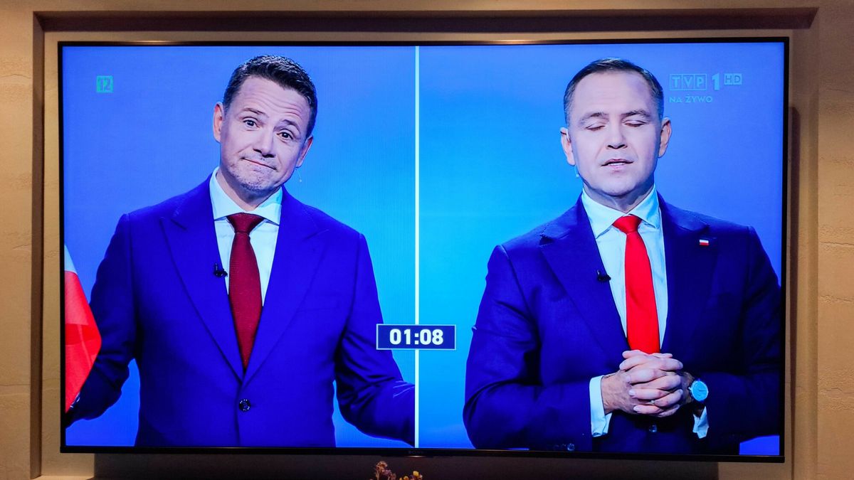 Debata prezydencka przez II tur?
23.05.2025 Lodz. Debata prezydencka przed druga tura wyborow. N/z Rafal Trzaskowski i Karol Nawrocki. Fot. Piotr Kamionka/REPORTER
PIOTR KAMIONKA/REPORTER