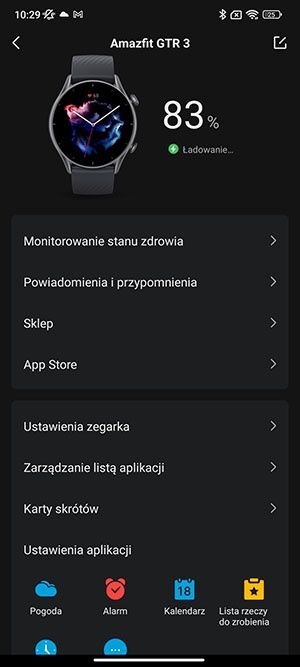 Aplikacja Zepp - Amazfit