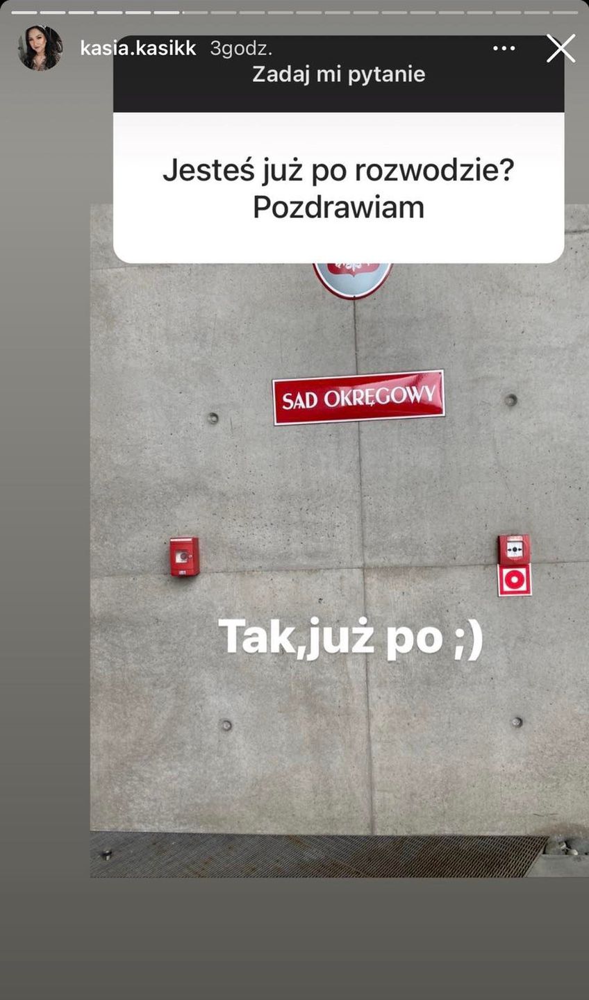 Kasia ze "Ślubu" ogłasza z radością, że już nie jest żoną Pawła 
