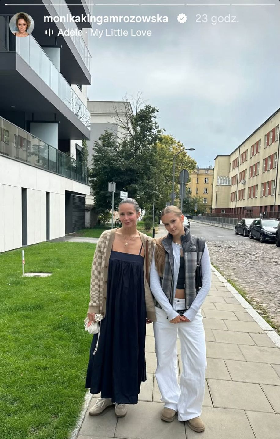 Monika Mrozowska i córka Jagoda
