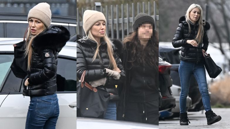 Magdalena Ogórek z córką