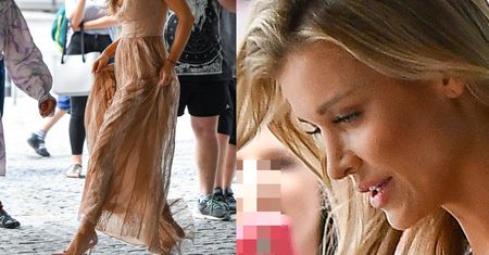 Smutna Joanna Krupa wychodzi z "Dzień Dobry TVN" (ZDJĘCIA)