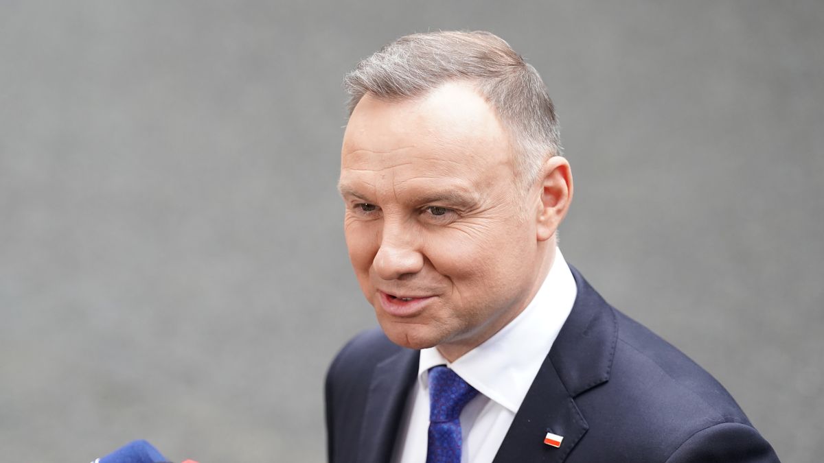 President Andrzej Duda of Poland leaving 10 Downing Street, London, after having bilateral talks with Prime Minister Rishi Sunak. Picture date: Thursday February 16, 2023. (Photo by Kirsty O'Connor/PA Images via Getty Images)