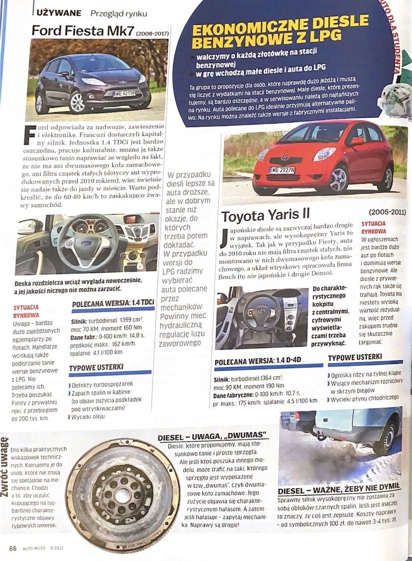 AutoMoto magazyn polecił kilka aut do 15 tys. dla studentów