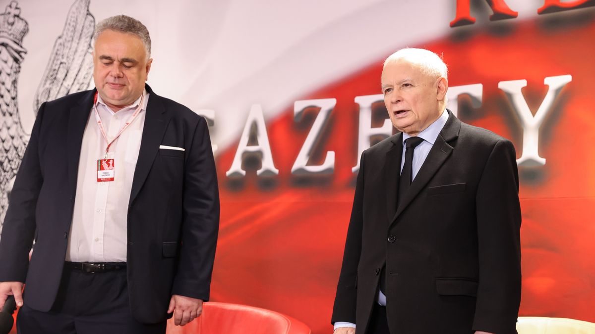 Jarosław Kaczyński i Tomasz Sakiewicz