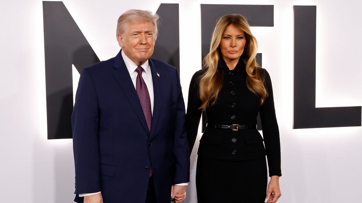 WASHINGTON, DC - JANUARY 29: Donald Trump and Melania Trump attend the world premiere of Amazon MGM's "Melania" at The Trump-Kennedy Center on January 29, 2026 in Washington, DC. (Photo by Taylor Hill/WireImage)