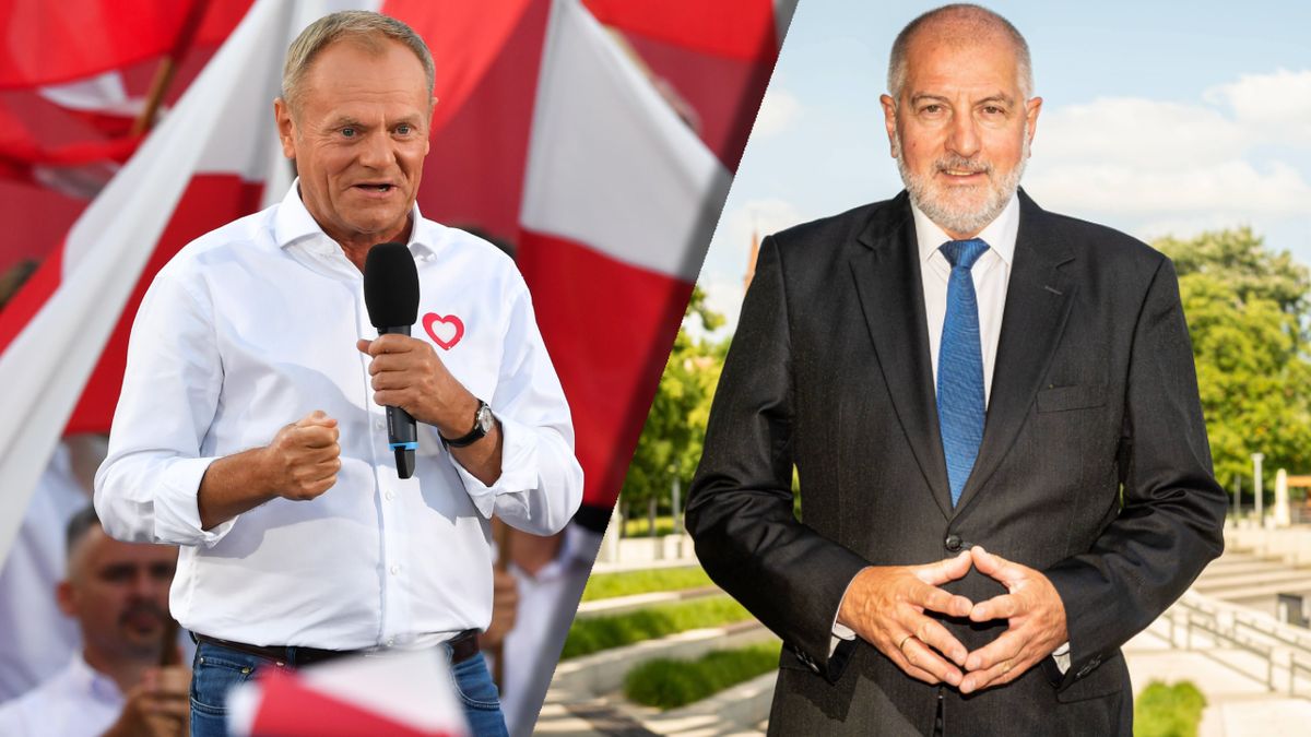 Donald Tusk i Rafał Dutkiewicz